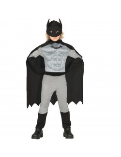 Costum, Batman Super Hero cu muschi, 3-12 ani