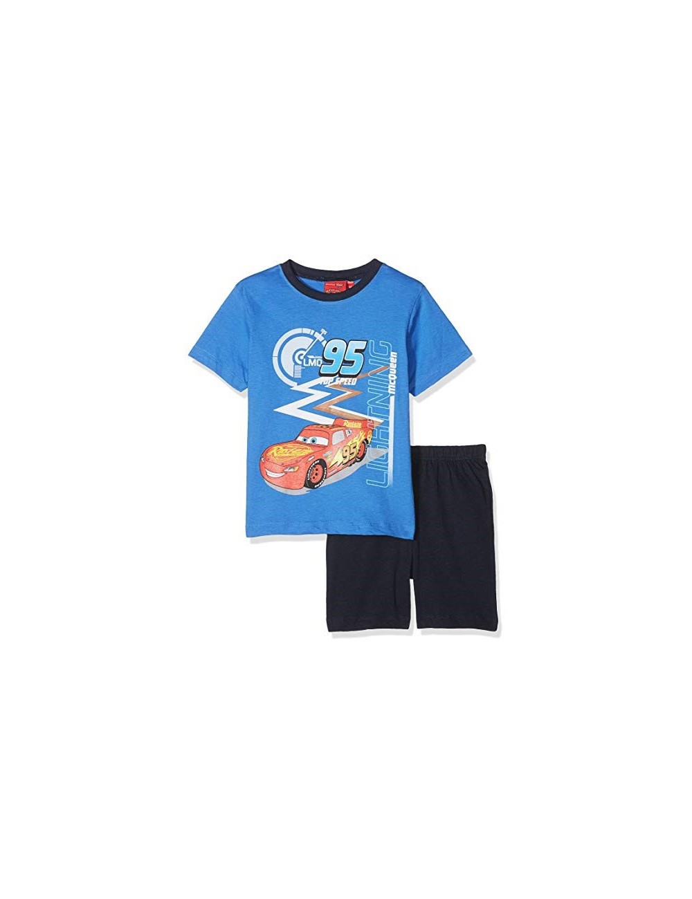 Pijamale Disney Cars, baieti 3-8 ani, albastru