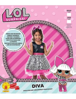 Costum Diva LOL Surprise, copii 5-8 ani