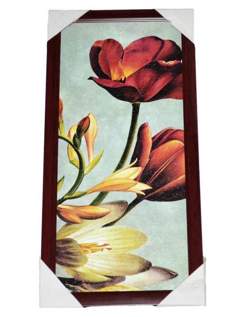 Tablou cu Flori de primavara, 46 x 22 cm