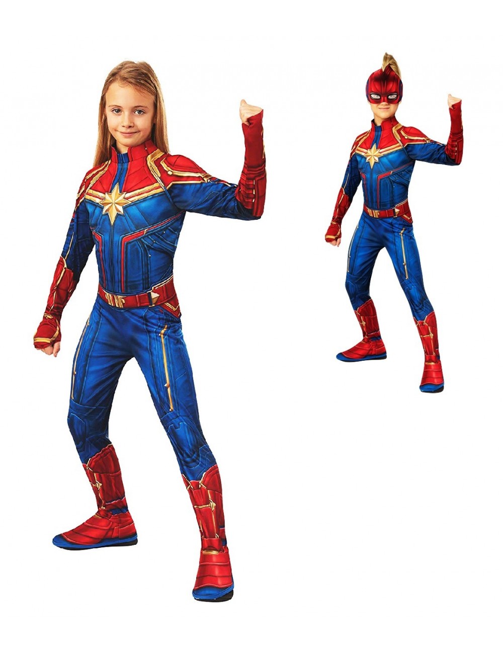 Costum Captain Marvel Hero unisex. copii 3-8 ani