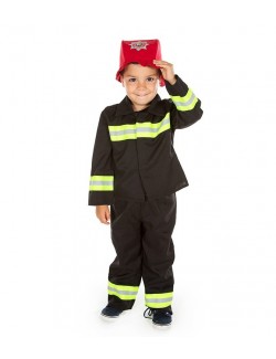 Costum Pompier, copii 3-7 ani