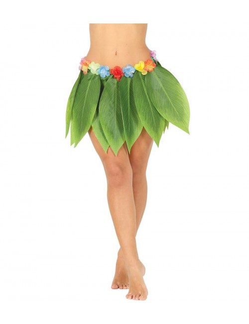 Fusta Hawaiiana cu frunze verzi, 36 cm