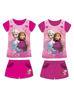 Pijama Ana si Elsa Disney Frozen, fete 3-8 ani