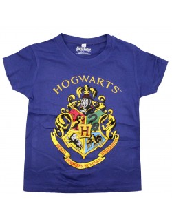 Tricou Harry Potter Hogwarts, albastru, copii 5-12 ani