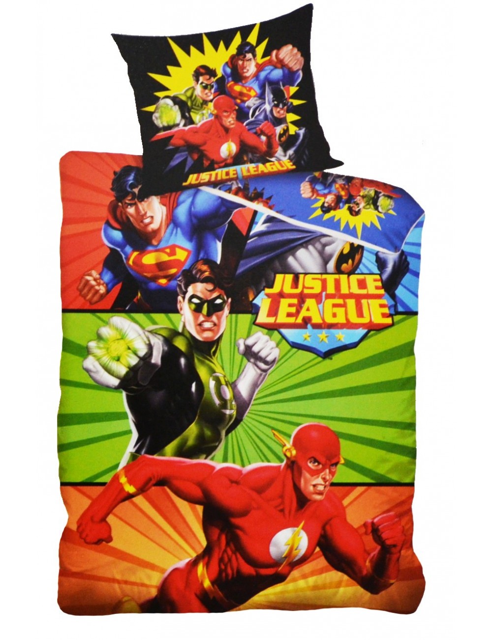 Lenjerie pat Justice League, 160 x 200  cm