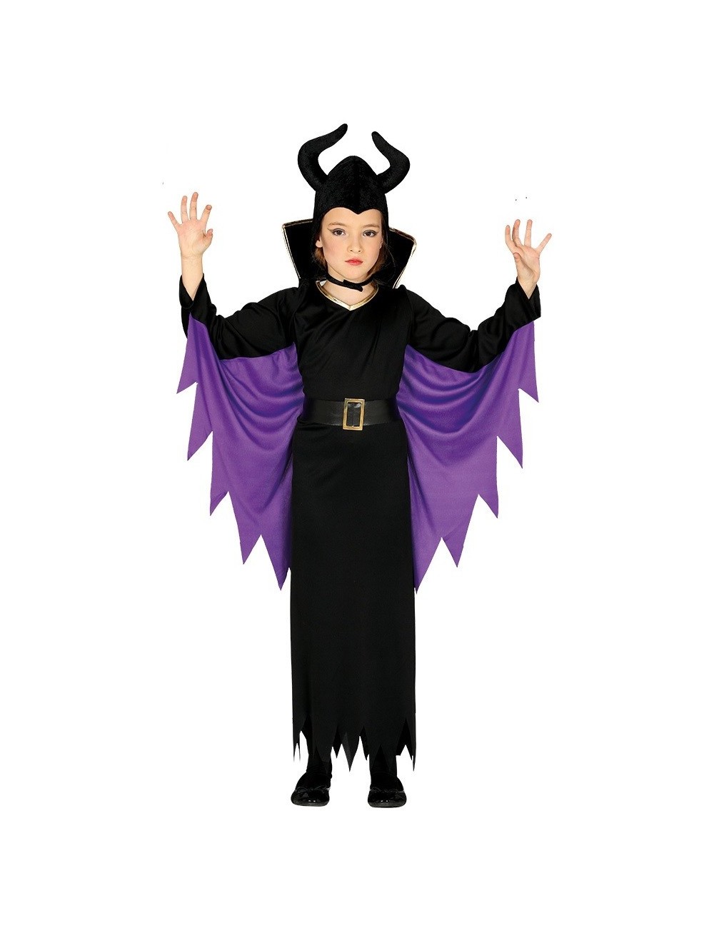 Costum Halloween, Regina malefica, fete 5-12 ani