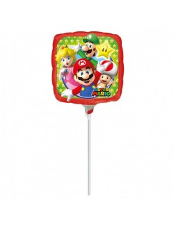 Balon Super Mario, 23 cm, folie metalica