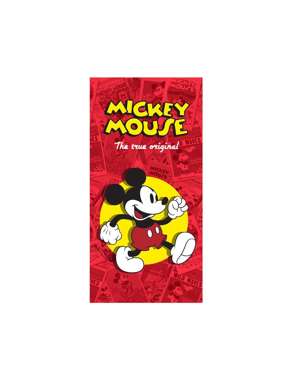 Prosop baie / plaja Mickey Mouse, 75 x 150 cm