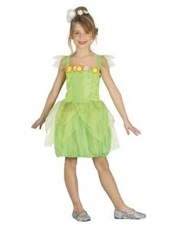 Rochie verde Zana, Green Fairy, copii 5-6 ani