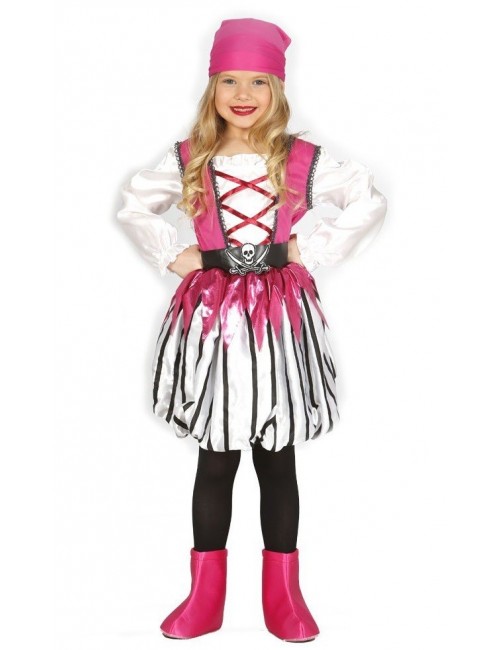 Costum Fetita pirat, Pink Pirate, 5-12 ani