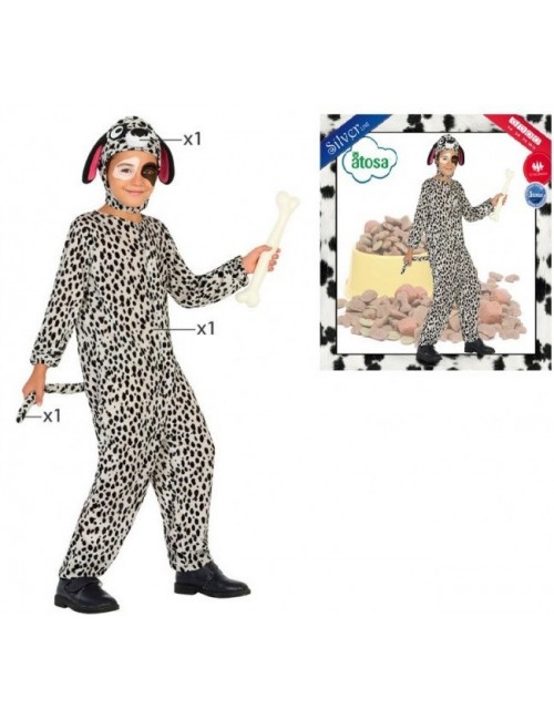 Costum Catel Dalmatian, pentru copii 3-9 ani