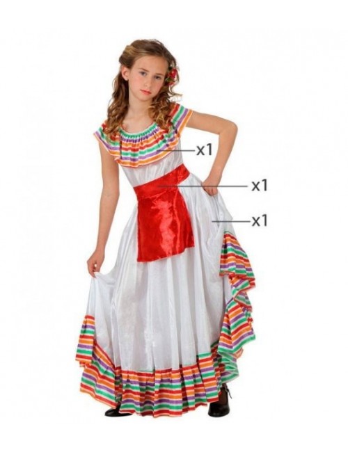 Costum Fetita Mexicana, 3/4 si 10/12 ani