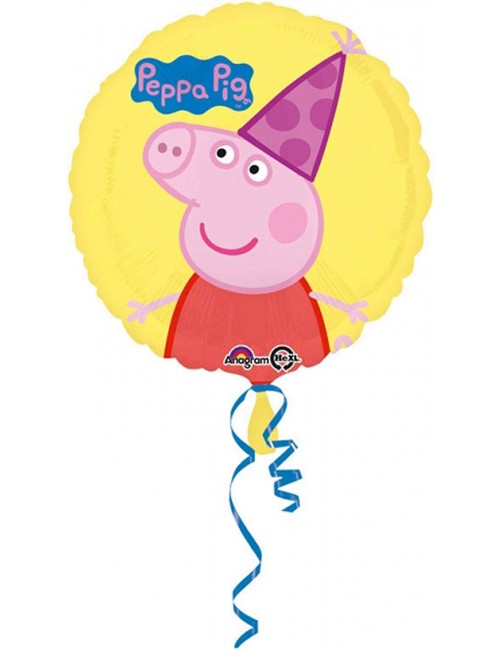Balon folie Peppa Pig, galben, 43 cm