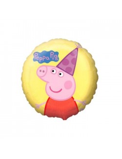 Balon folie Peppa Pig, galben, 43 cm
