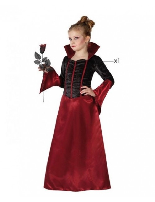Costum Regina Vampirilor, copii 3-12 ani