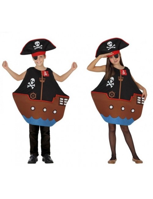 Costum Barca Pirati, unisex, copii 3-6 ani