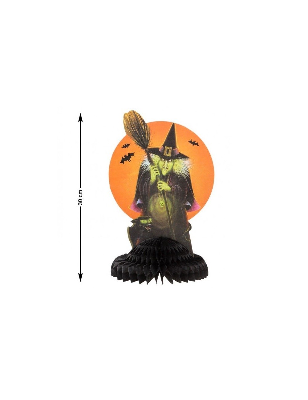 Decoratiune Halloween, Vrajitoare, 30 cm