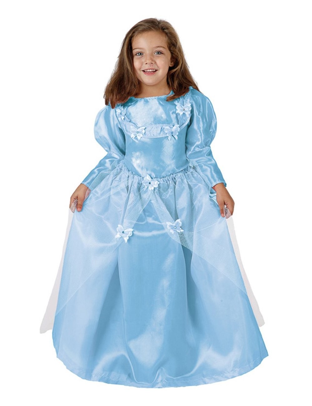 Costum Printesa, bleu, copii 3-12 ani