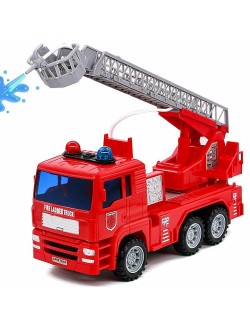 Camion de Pompieri, cu scara, lumini si sunete