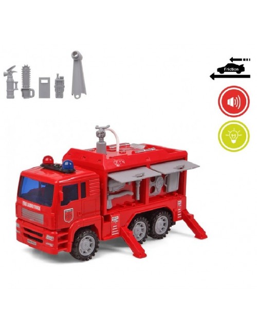 Camion de Pompieri, cu accesorii, lumini si sunete