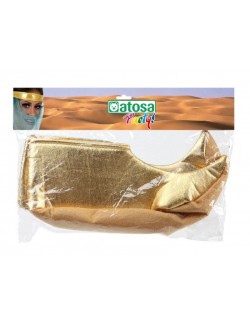 Conduri arabesti, aurii, acoperitoare incaltaminte, 25 cm