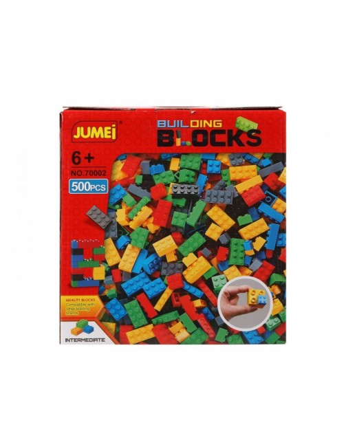 Cuburi constructii, plastic, 500 piese