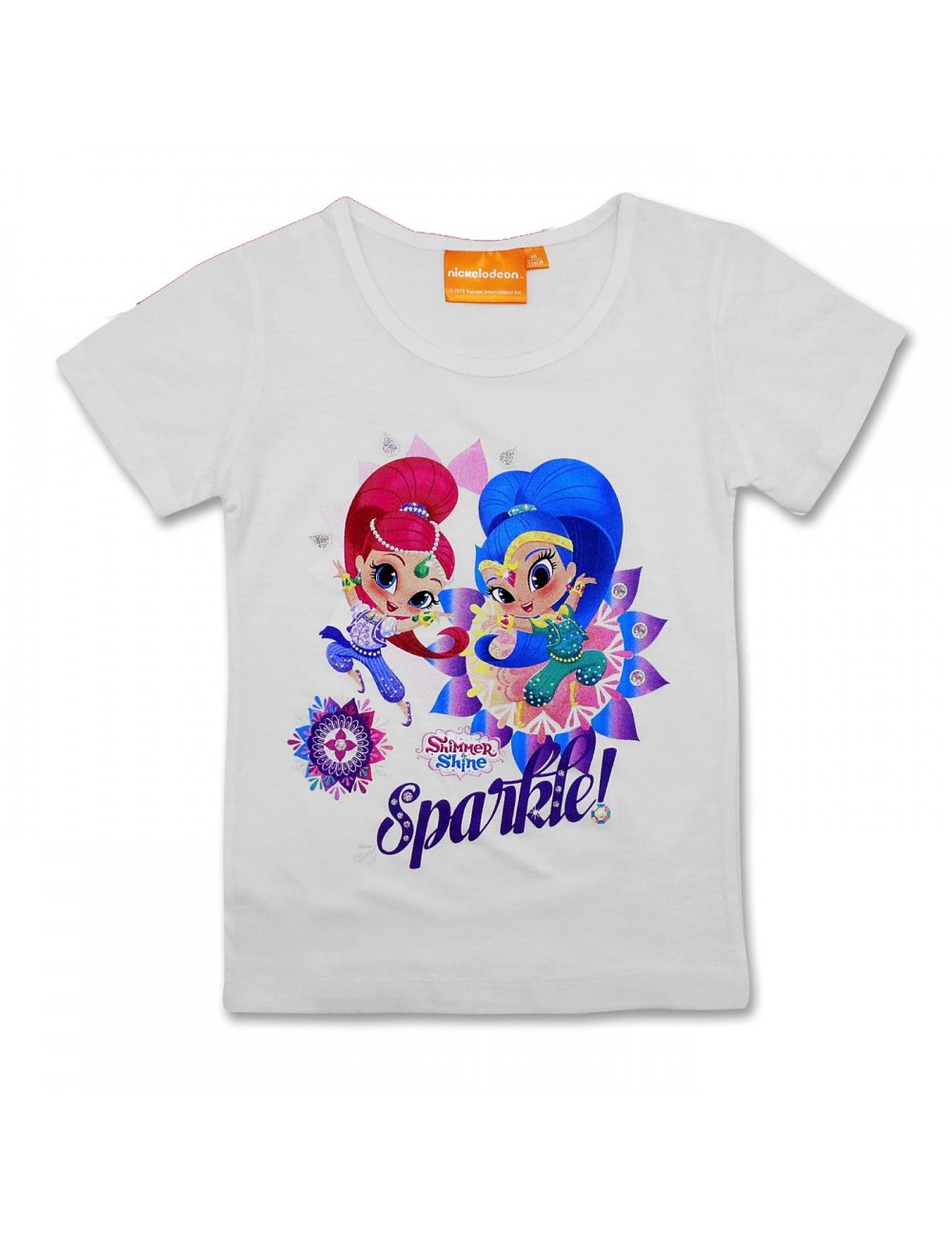 Tricou Shimer si Shine, alb, copii 3-8 ani Tricou Shimer si Shine, alb, copii 3-8 ani