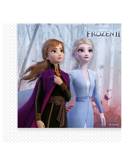 Set 20 servetele masa, Frozen II, 33 x 33 cm