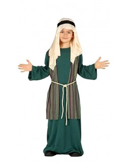 Costum Sfantul Iosif / Pastor, verde, copii 3-9 ani
