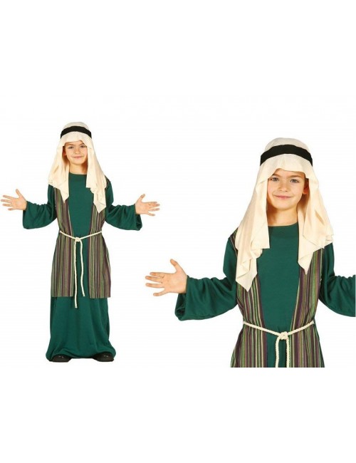 Costum Sfantul Iosif / Pastor, verde, copii 3-9 ani