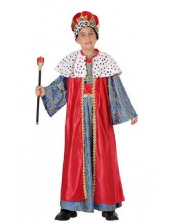 Costum Rege Mag, rosu, copii 5-9 ani