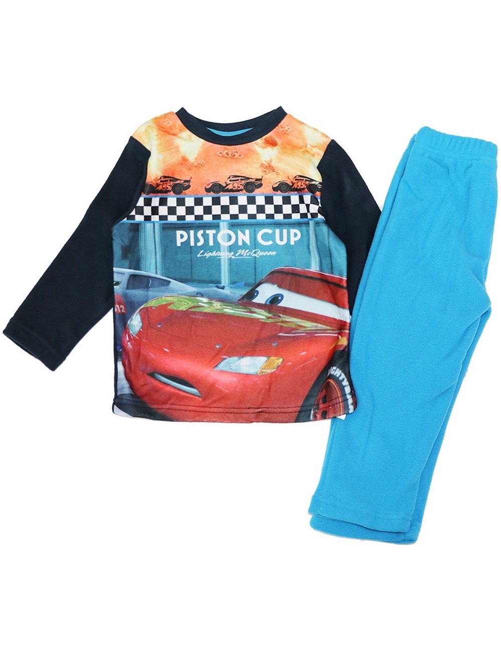 Set haine casa / Pijama Disney Cars, albastru, copii 3-8 ani