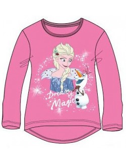 Bluza Frozen 2, roz, fete 3-8 ani