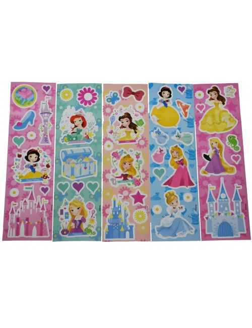 Set 5 folii stickere Printese Disney
