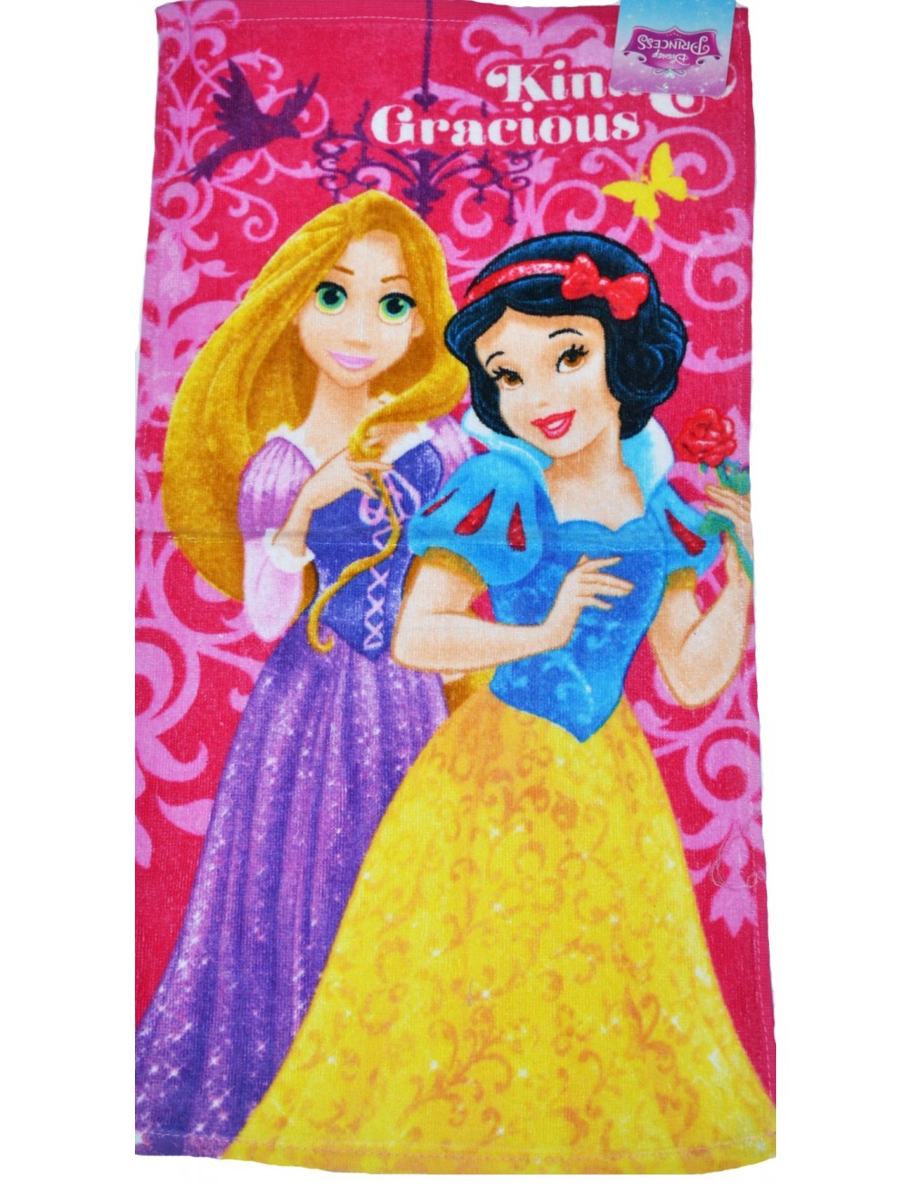 Prosop Printese Disney Rapunzel si Alba ca zapada, 65*35 cm