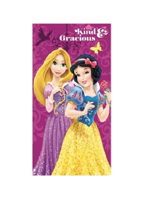 Prosop Printese Disney Rapunzel si Alba ca zapada, 65*35 cm