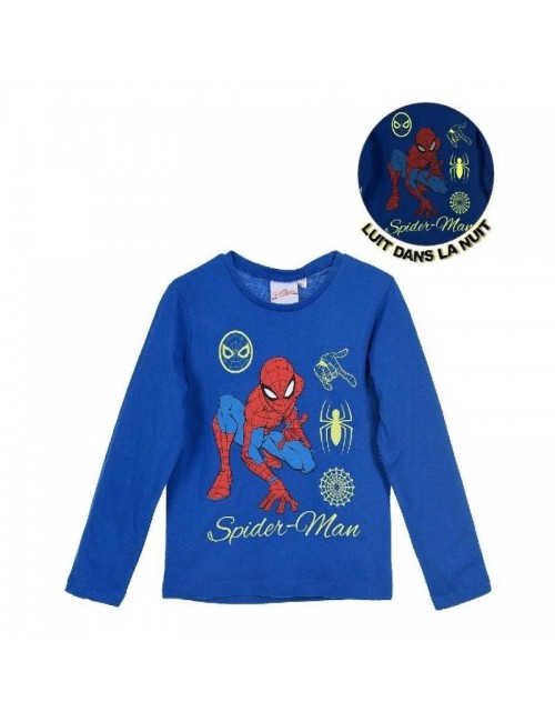 Bluza Spiderman, copii 3-8 ani, albastra