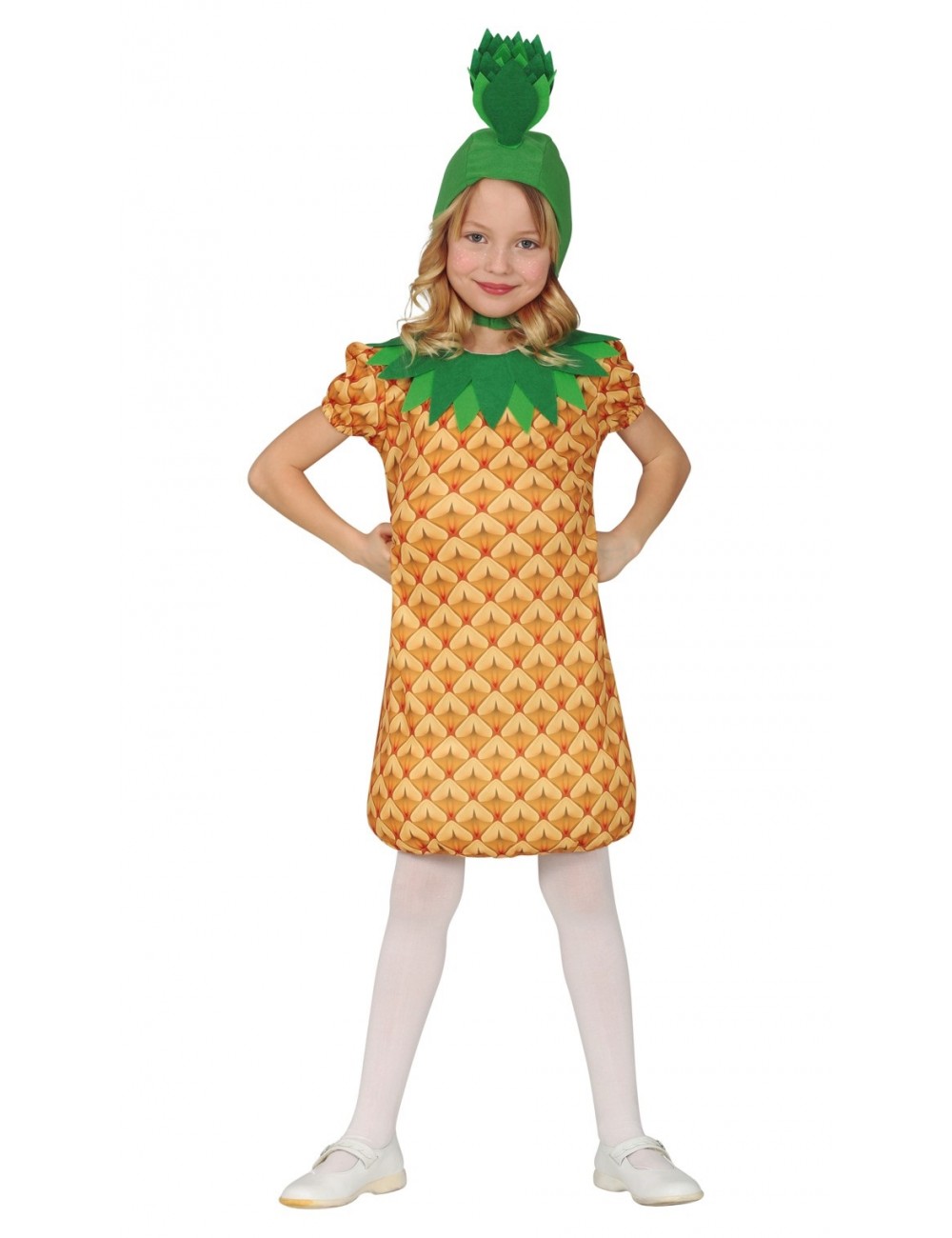 excitation sew sequence Costum carnaval Ananas, fete 5-12 ani