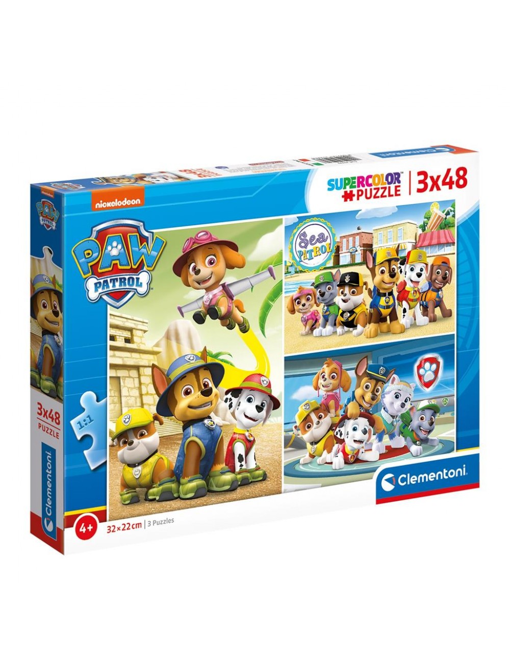 claw pick Injection Puzzle Paw patrol, 3 planse x 48 piese