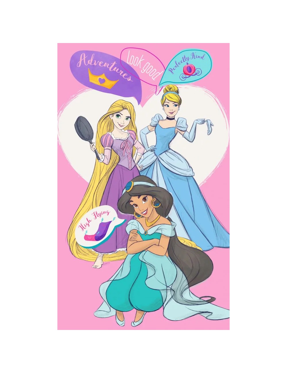 Prosop Maini Printesele Disney 30 X 50 Cm Prosop maini printesele disney 30 x 50 cm