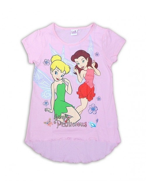 Tricou fete Disney Fairies, culoare roz