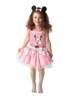 Costum carnaval Minnie Mouse Balerina roz 884771 Rubie's