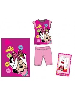 Pijama de vara  Minnie Mouse roz OE7687