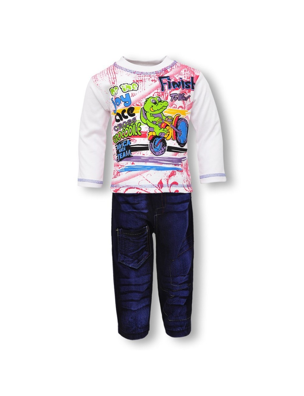 Set haine 2 piese: pantaloni si bluza maneca lunga