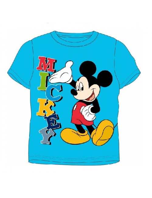 Tricou copii Disney Mickey Mouse  4 - 8 ani, albastru