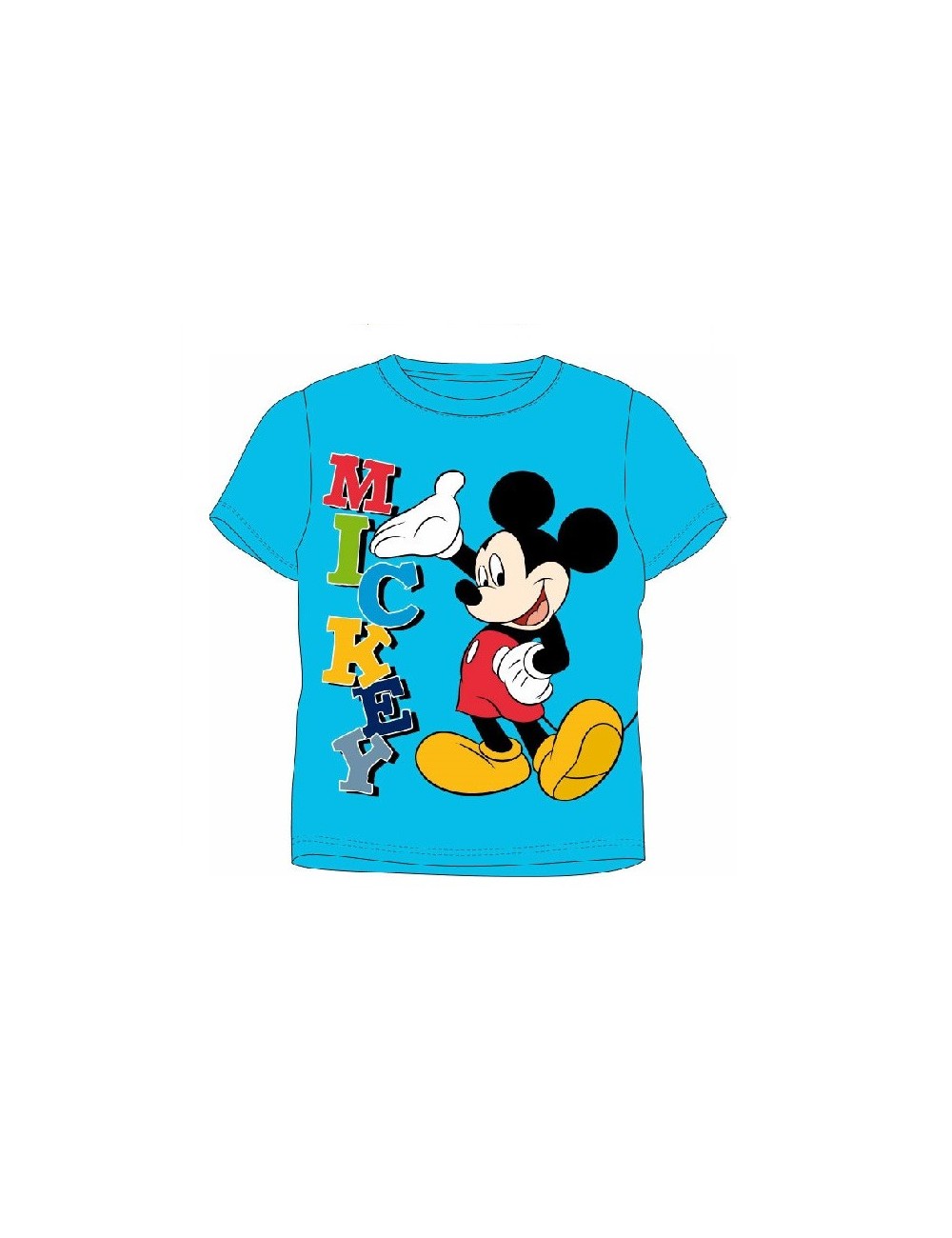 Tricou copii Disney Mickey Mouse  4 - 8 ani, albastru