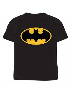 Tricou negru pentru copii de 9 ani - 14 ani  Batman
