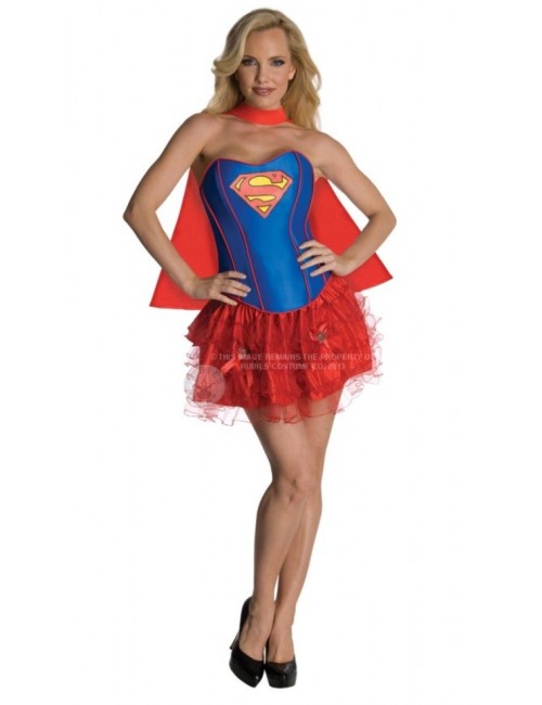 Costum carnaval femei Supergirl corset  880558 Rubie's