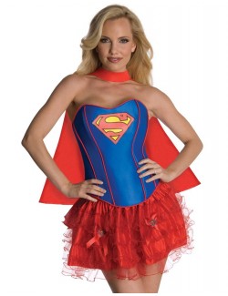 Costum carnaval femei Supergirl corset  880558 Rubie's